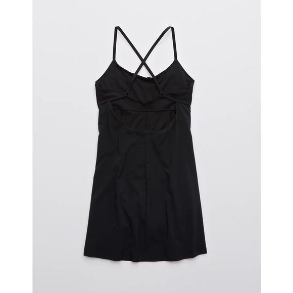 OFFLINE By Aerie Exercise Dress Black size M Mini Athleisure - Picture 4 of 13